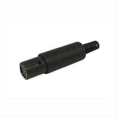 Conector Mini Din Hembra 4 Pines para Cable