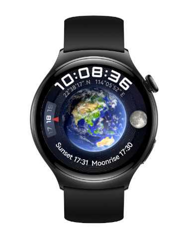 Huawei Watch 4 3.81 Cm (1.5 ) Amoled 46 Mm Digital 466 X 466 Pixels Touchscreen Black Wi-Fi Gps (Sat