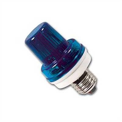 Mini Lámpara Estroboscópica Casq. E27 5w Azul