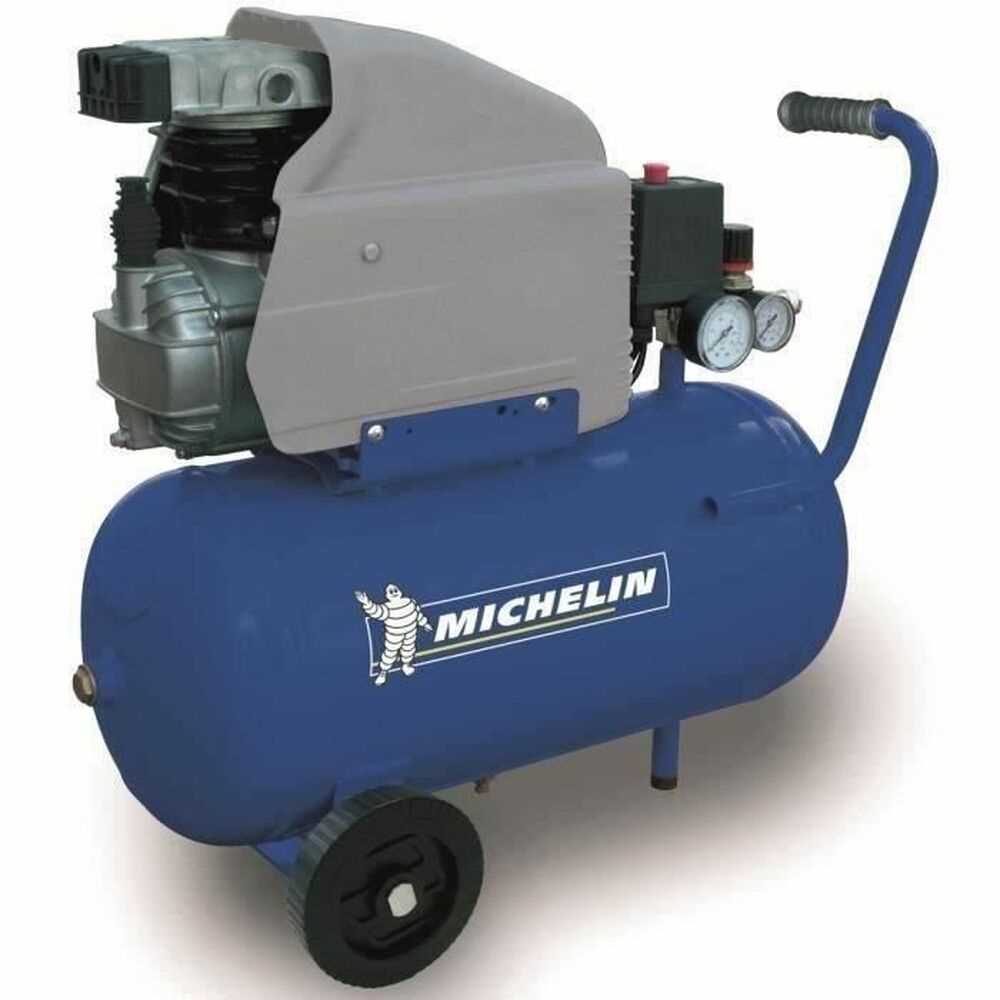 Compressor de Ar Michelin Mb24 Horizontal 8 Bar 24 L 
