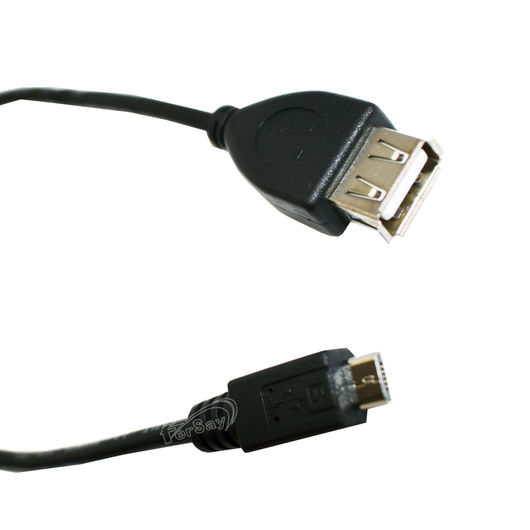 Cable Usb La Hembra Para Micro Usb B Macho 0.30m