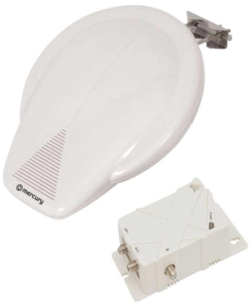 Outdoor Amplified Hdtv Aerial For Caravans And Boats