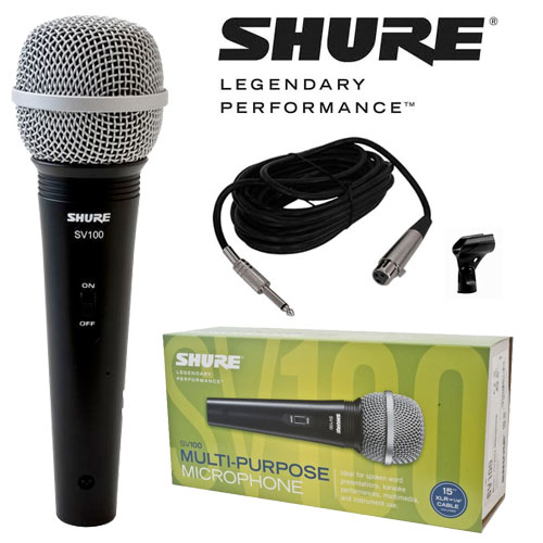 Microfone Dinâmico Cardioide - Shure