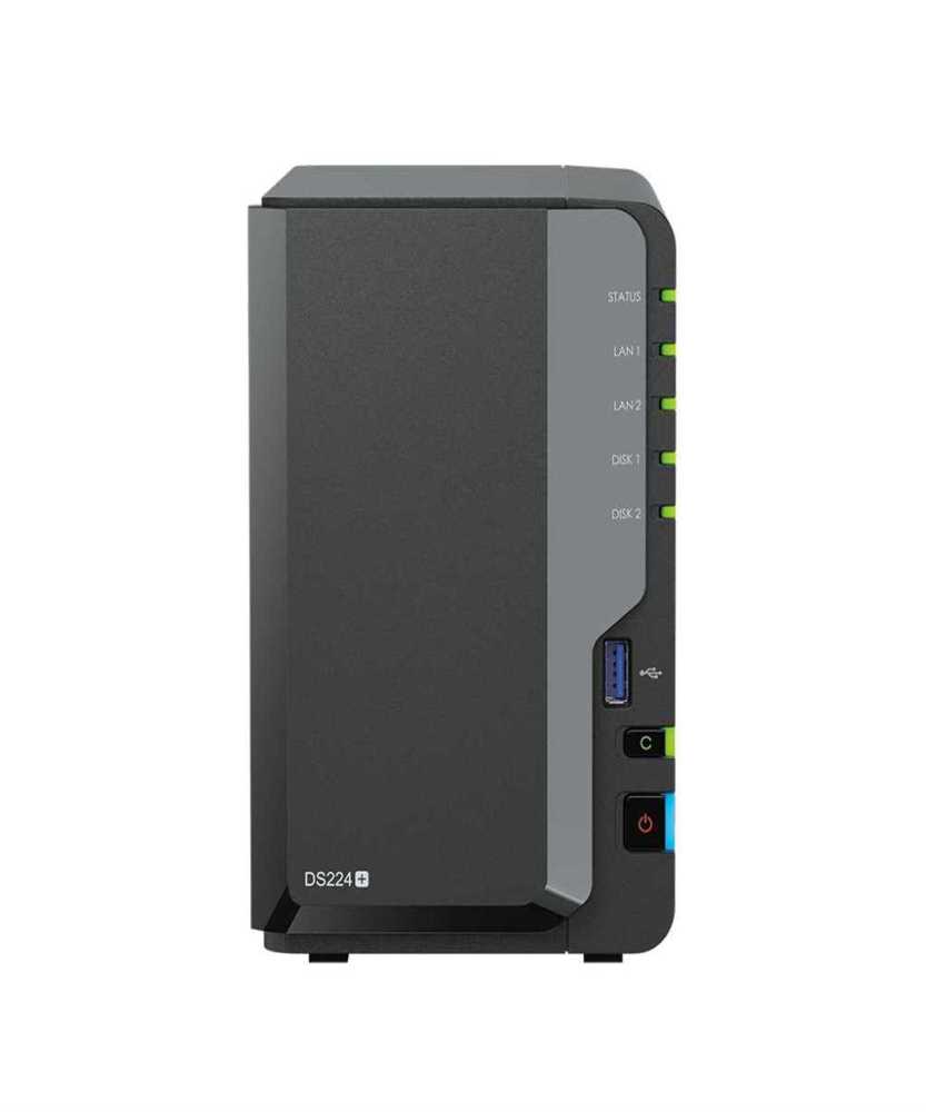 Synology Diskstation Ds224+ Nas/Storage Server Desktop Ethernet Lan