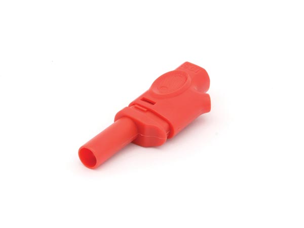 Iec1010 Banana Plug 4mm Apilable - Rojo