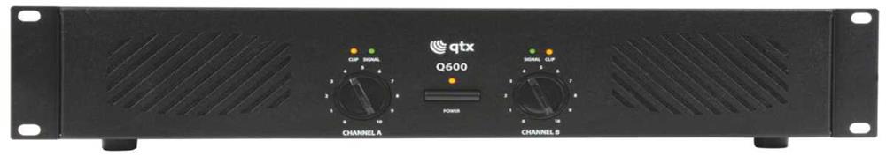 Q600 Power Amplifier 2 X 300w