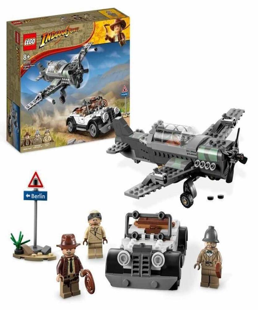 Lego Indiana Jones: Perseguição em Avião de Caça | Idades 8+ | 387 Peças | Item 77012