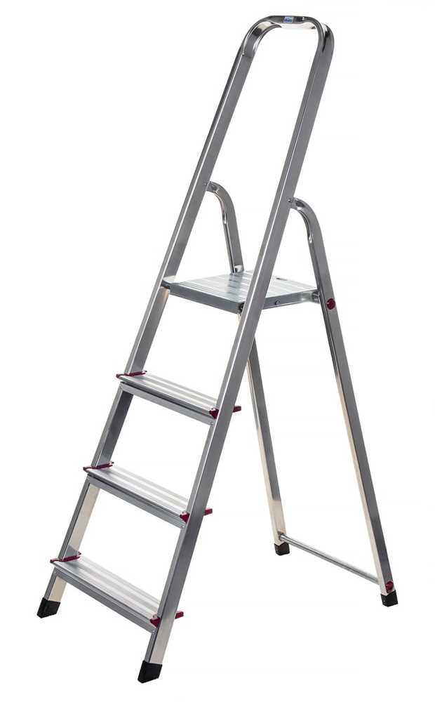 Corda Domestic Aluminum Ladder 4 Steps 000705 Krause