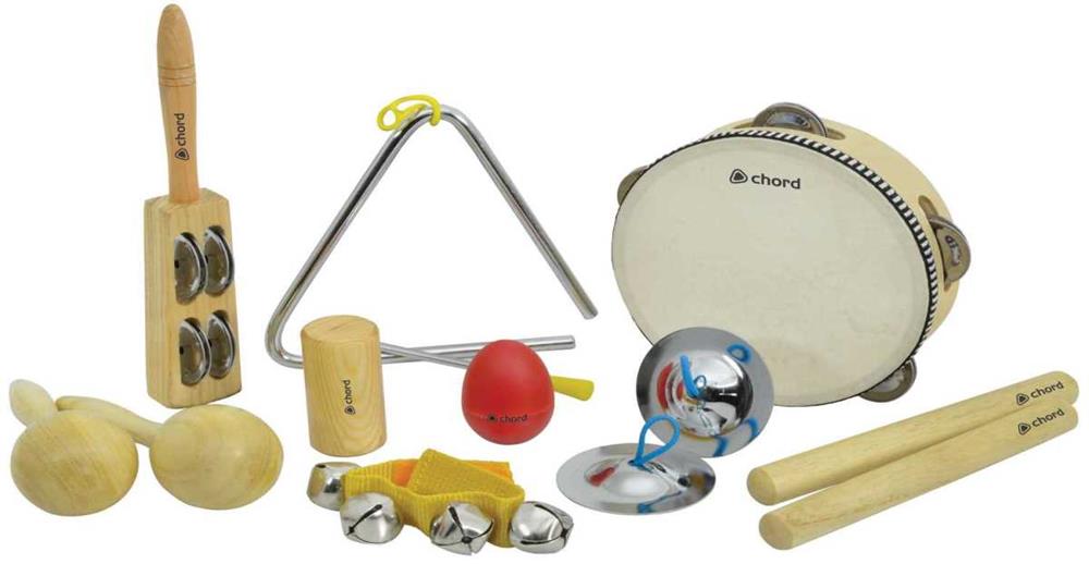 Hand Percussion Set - 9 Instruments