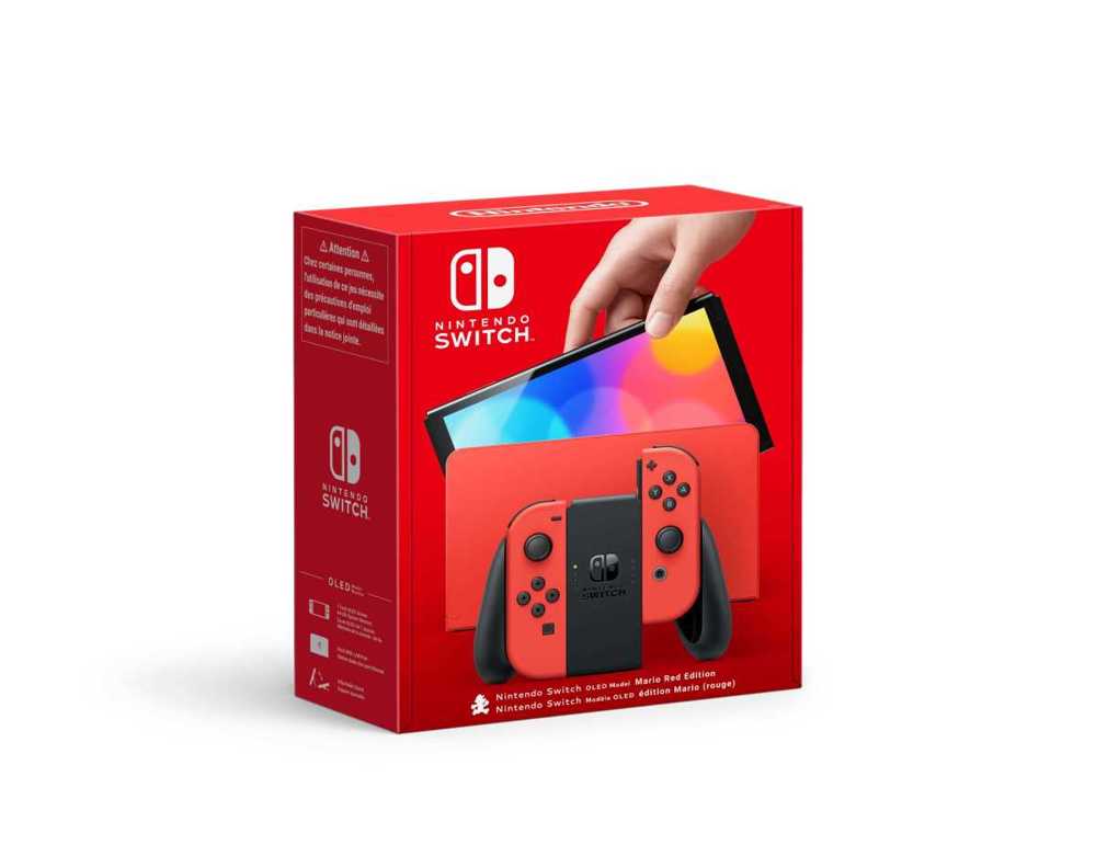 Nintendo Switch Oled Mario Red Edition Eur