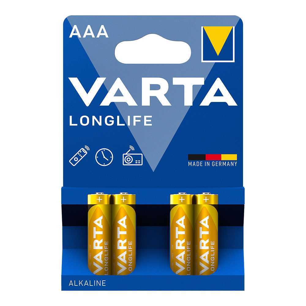 Varta Batterie Longlife AAA Micro  Neu                  4st.