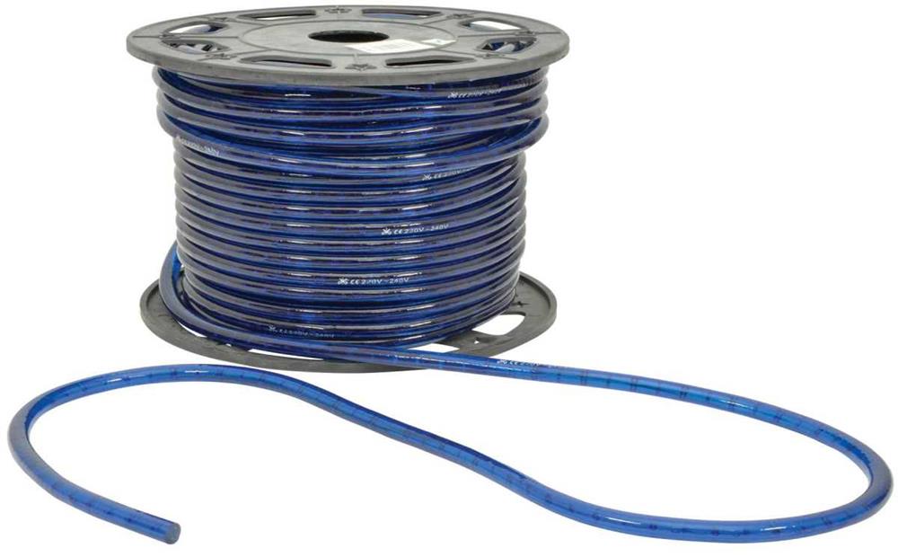 Corda Luminosa, 230v, Bobina de 45m, Azul - Preço Por M