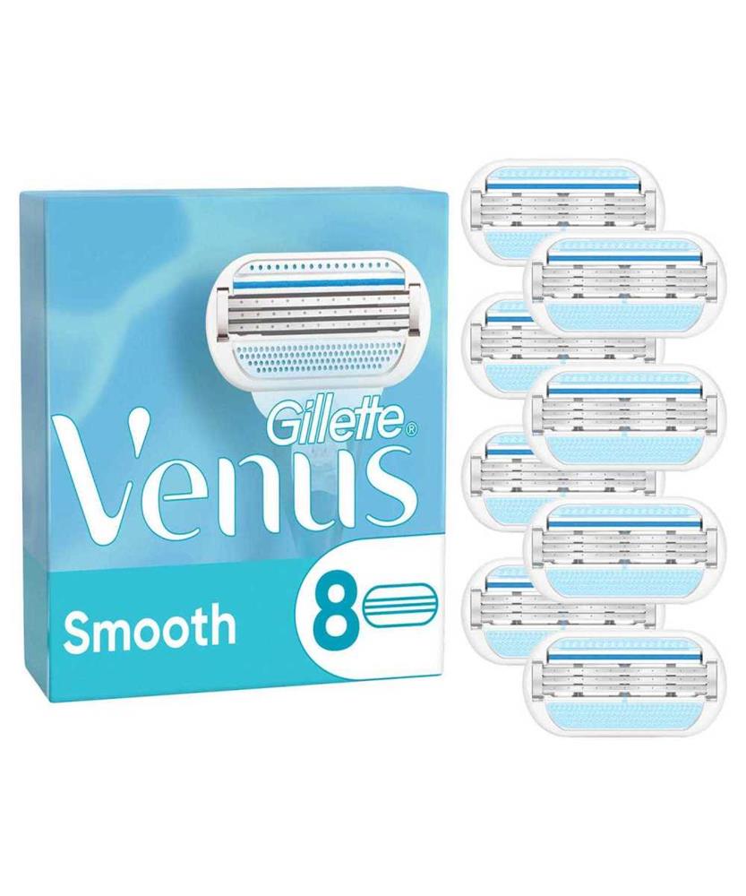 GILLETTE VENUS SMOOTH LÂMINA DE BARBEAR 8 UNIDADE.