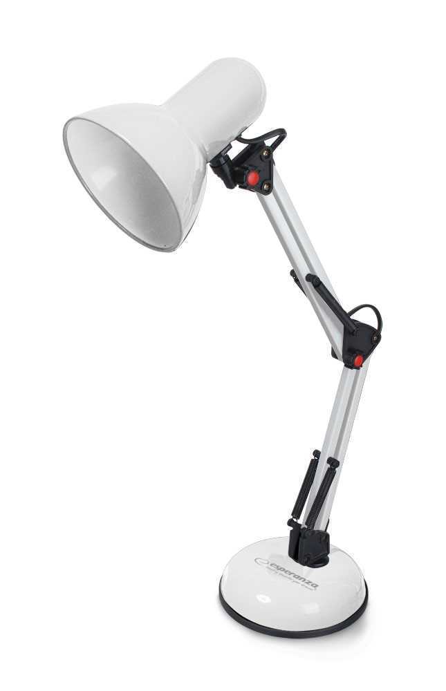 Esperanza Desk Lamp E27 Avior White