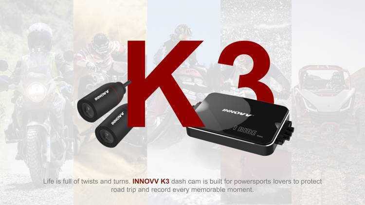 Innovv K3 - Gravador de vídeo para motociclos com.
