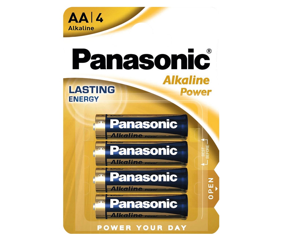 Pilha Alcalina Panasonic Lr6, Aa
