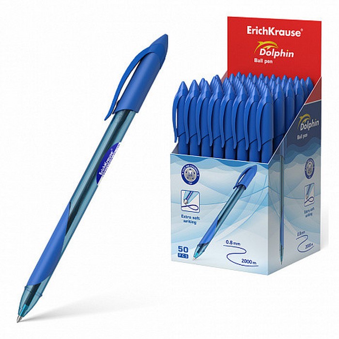 Bolígrafo de Bola Dolphin 1.2, Color de La Tinta Azul Erich Krause 48188