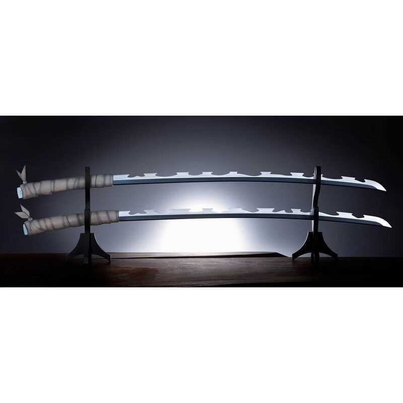 Réplica da Espada Nichirin Inosuke Hashibira Caçador de Demonios Kimetsu No Yaiba 93cm
