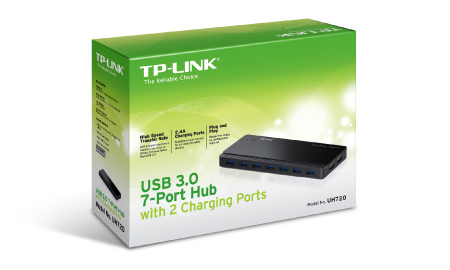 Tp-Link Usb 3.0 7-Port Hub With 2 Charging Ports 