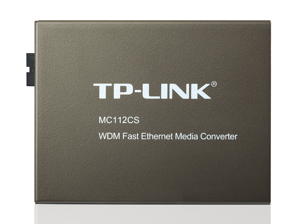Tp-Link Mc112cs Network Media Converter 100 Mbit/S Single-Mode Black