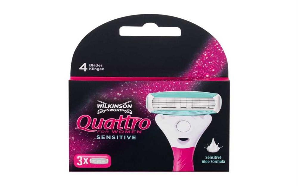 Lâmina de substituição Quattro For Women Sensitiv.