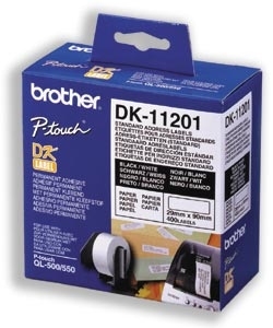 Etiquetas para Impressora Brother Dk11201 29x90mm