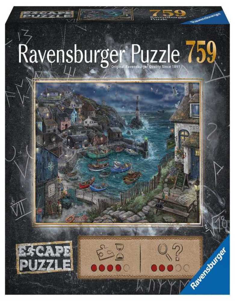 Puzzle Ravensburger 17528 Escape - Treacherous Harbor 759 Peças 