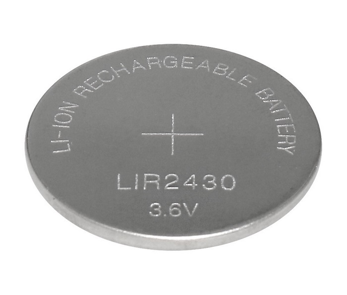 Bateria Recarregavel Litio Lir2430 3,6v/60mah C.I.