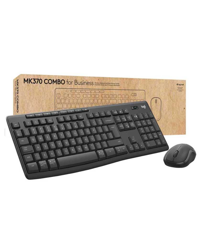 Logitech Wireless Keyboard+Mouse Mk370 Black F. Business