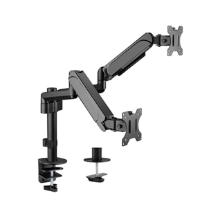 Gembird Ma-Da2p-01 Adjustable Desk 2-Display Mounting Arm  17-32  Up To 9 Kg