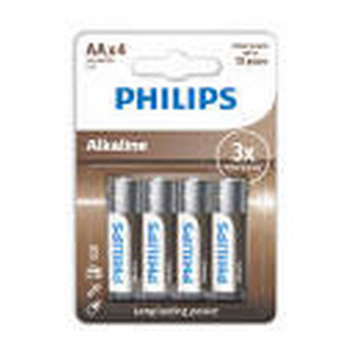 Pilha Philips Lr6a4b/10 Descartável AA Alcalina