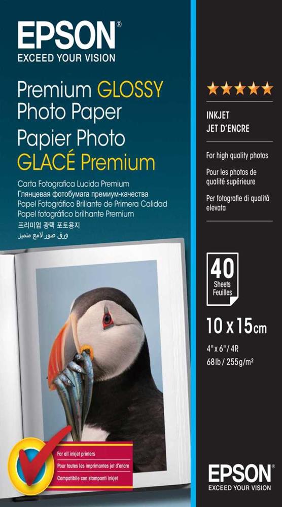 EPSON PREMIUM GLOSSY PHOTO PAPER, 100 X 150 MM, 2.