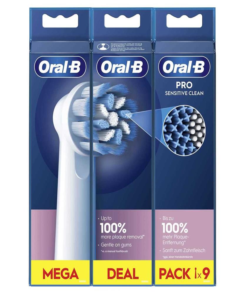 Oral-B Pro Sensitive Clean 9 Unidade(S) Branco