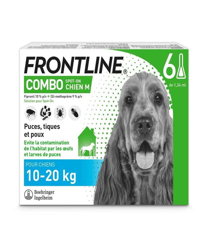 Antiparasitas Frontline Cão 10-20 Kg 1,34 ml 6 Un.