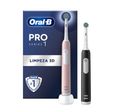 Escova Dental Oralb Pro1 Pink+Black
