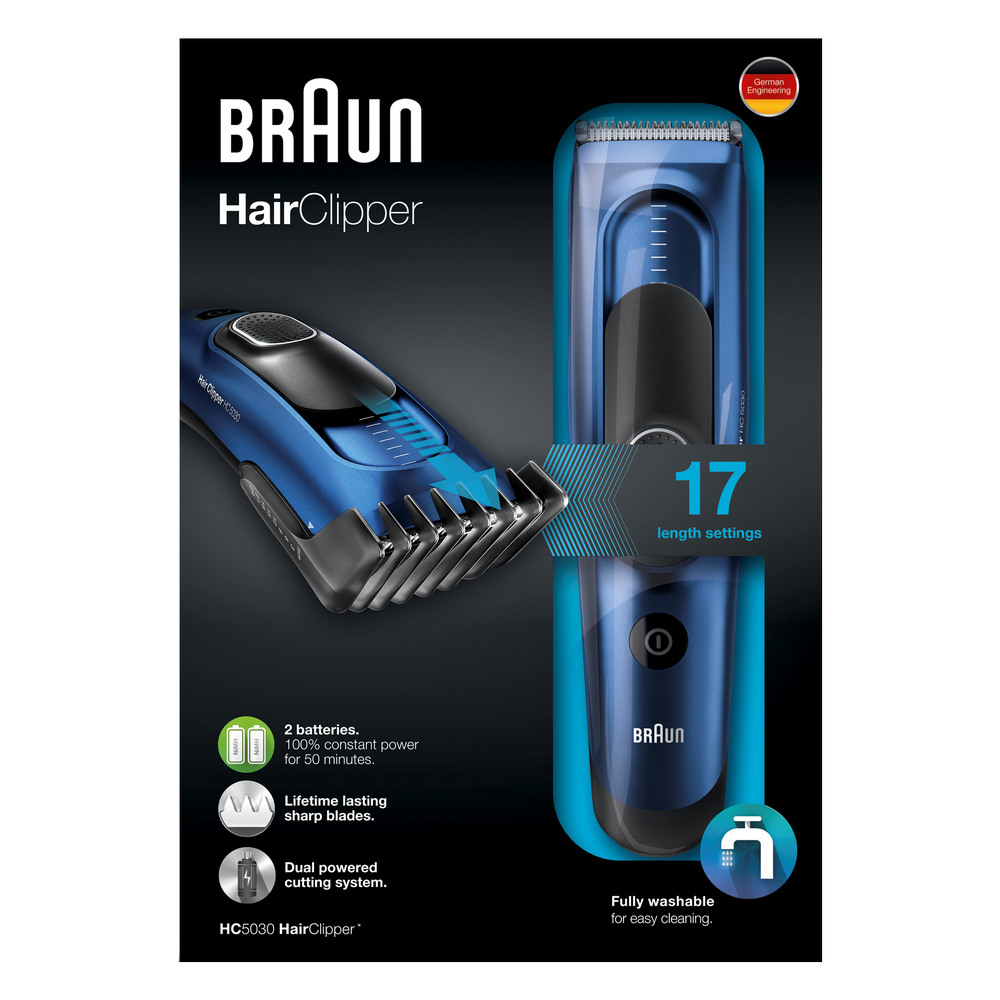Braun Hc5030 Black Blue
