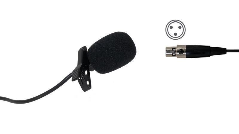 Microfone de Condensador Electret Omnidirecional de Lapela. Mini Xlr 3 Pinos para Mods. Sonair-Pro.