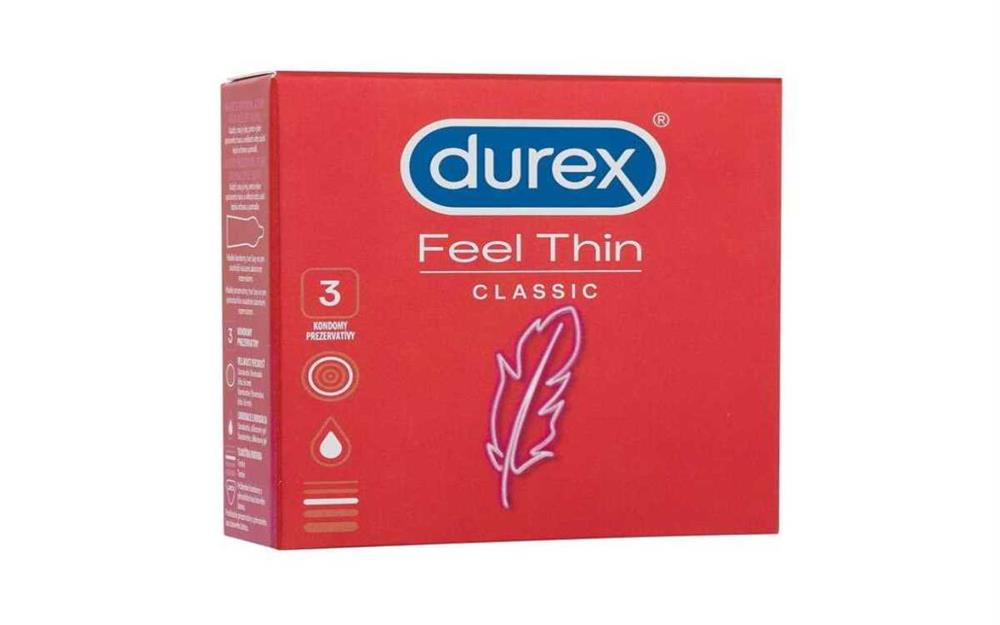 Condoms Feel Thin Classic 3pc