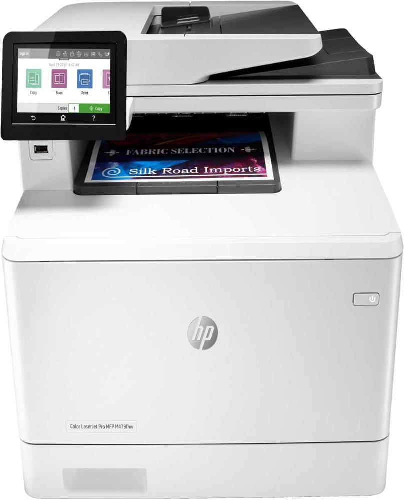 Hp Color Laserjet Pro Mfp M479fnw  Print  Copy  Scan  Fax  Email  Scan To Email/Pdf; 50-Sheet Uncurl