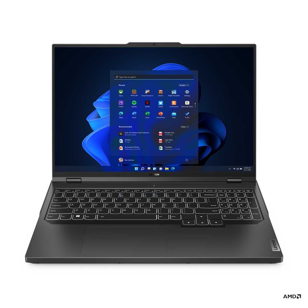 Lenovo Legion Pro 5 Laptop 40.6 Cm (16 ) Wqxga Amd Ryzen 5 7645hx 16 Gb Ddr5-Sdram 512 Gb SSD Nvidi