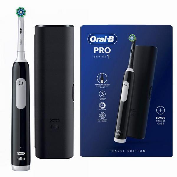 Oral-B | Pro Series 1 Cross Action | Electric Toothbrush | Rechargeable | For Adults | Black | Numbe