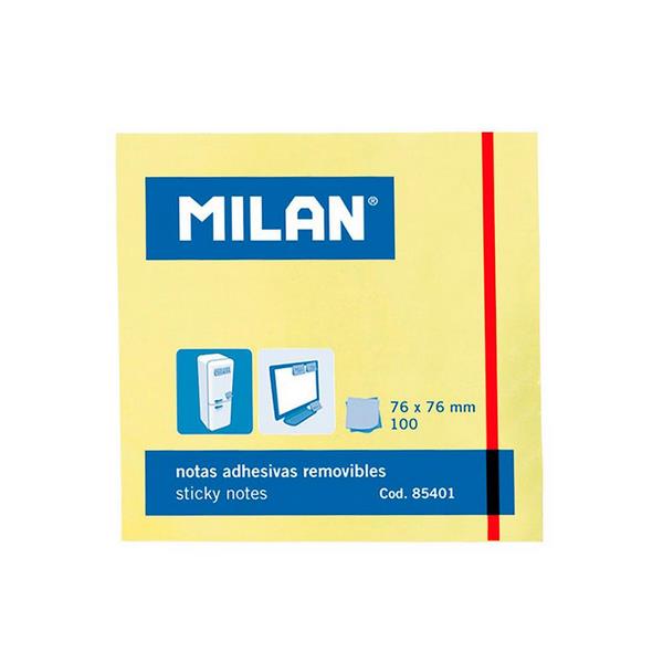 Caja de Notas Adhesivas Milán 85401/ 7.6 X 7.6cm/.