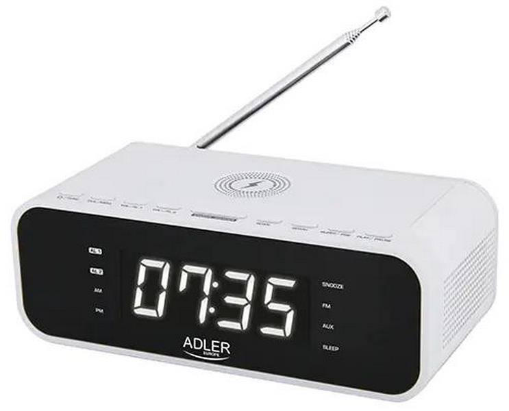 Clock Radio With Wireless Charger And Fm