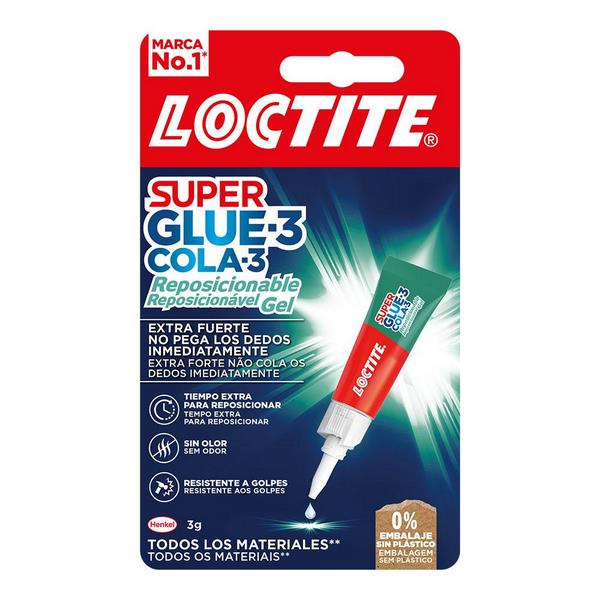 Loctite Superglue-3 Gel Reposicionável 3 Gr 29431.