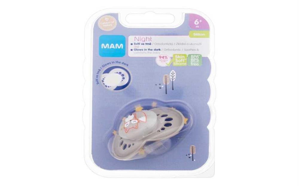 Soother Night Silicone Pacifier 1pc