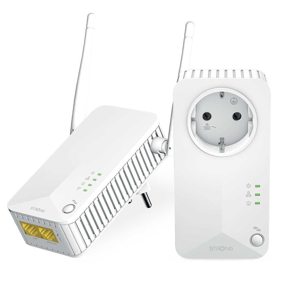 Strong Powerline Wi-Fi 600 Kit 600 Mbit/S Etherne.