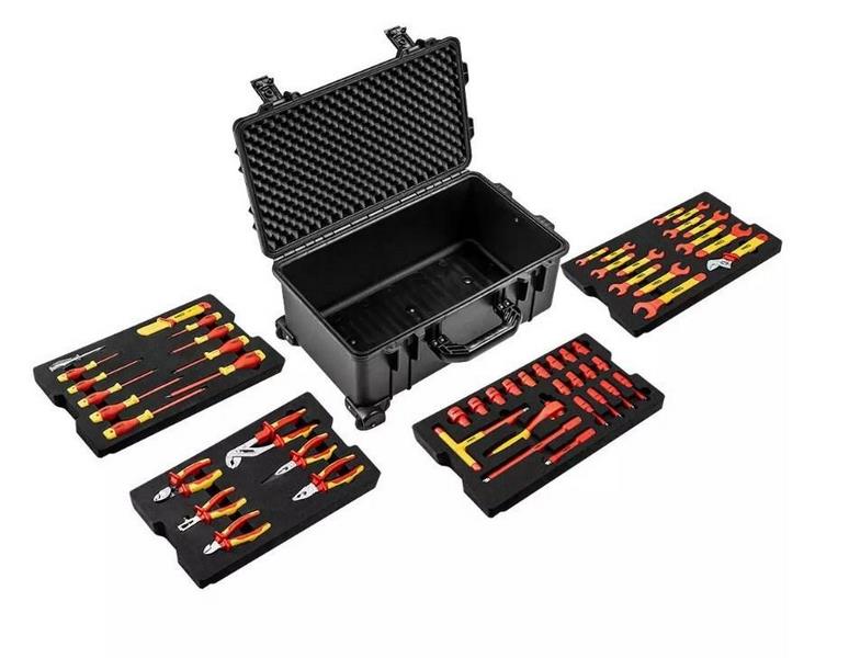 Neo Tools Electrician Service Box 52 Pieces In 22  Strong Box