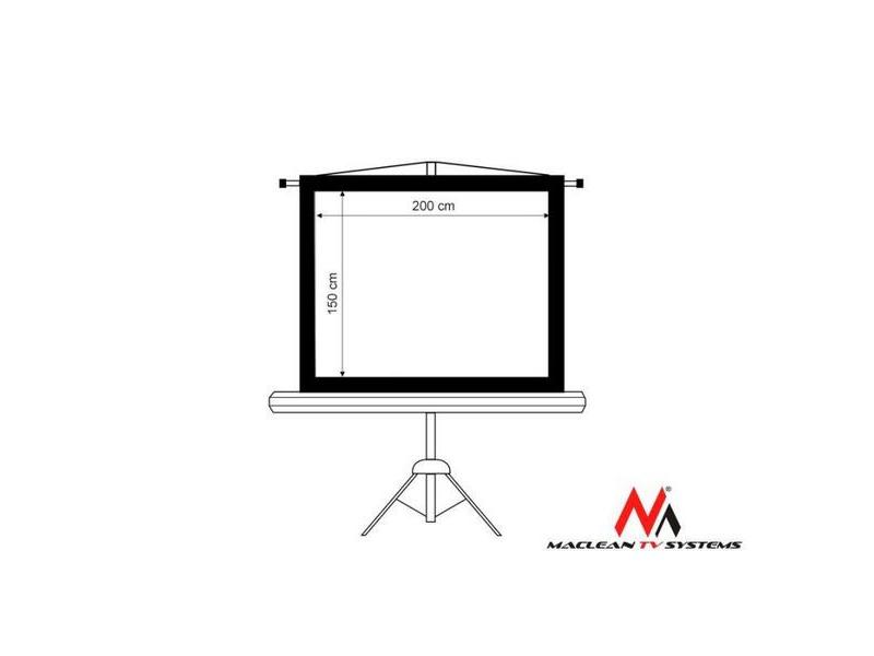 Maclean Projection Screen  Stand  100   200x150  4:3  Mc-595