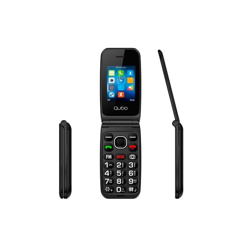 Telefone Sénior QUBO NEO2NW Preto