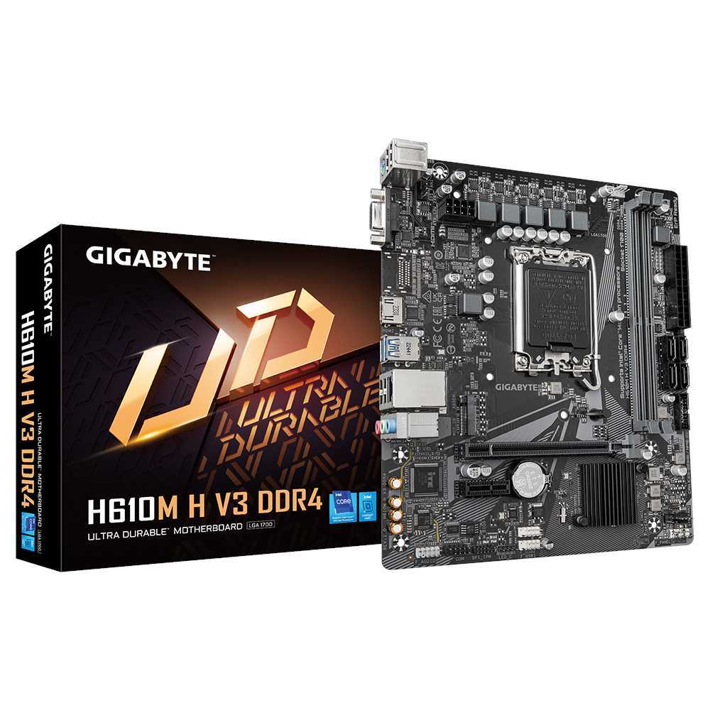 Gigabyte H610m H V3 Ddr4 Motherboard Intel H610 E.